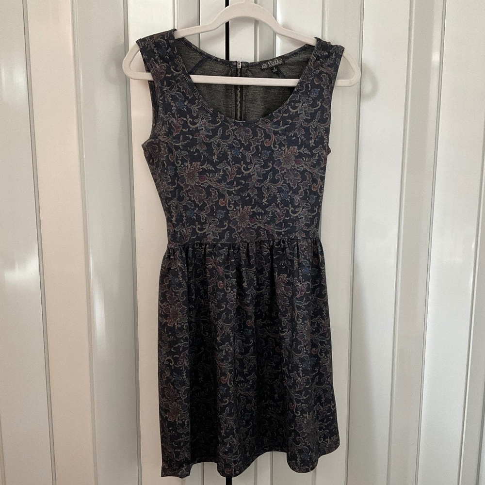 Bebop Navy Paisley Dress